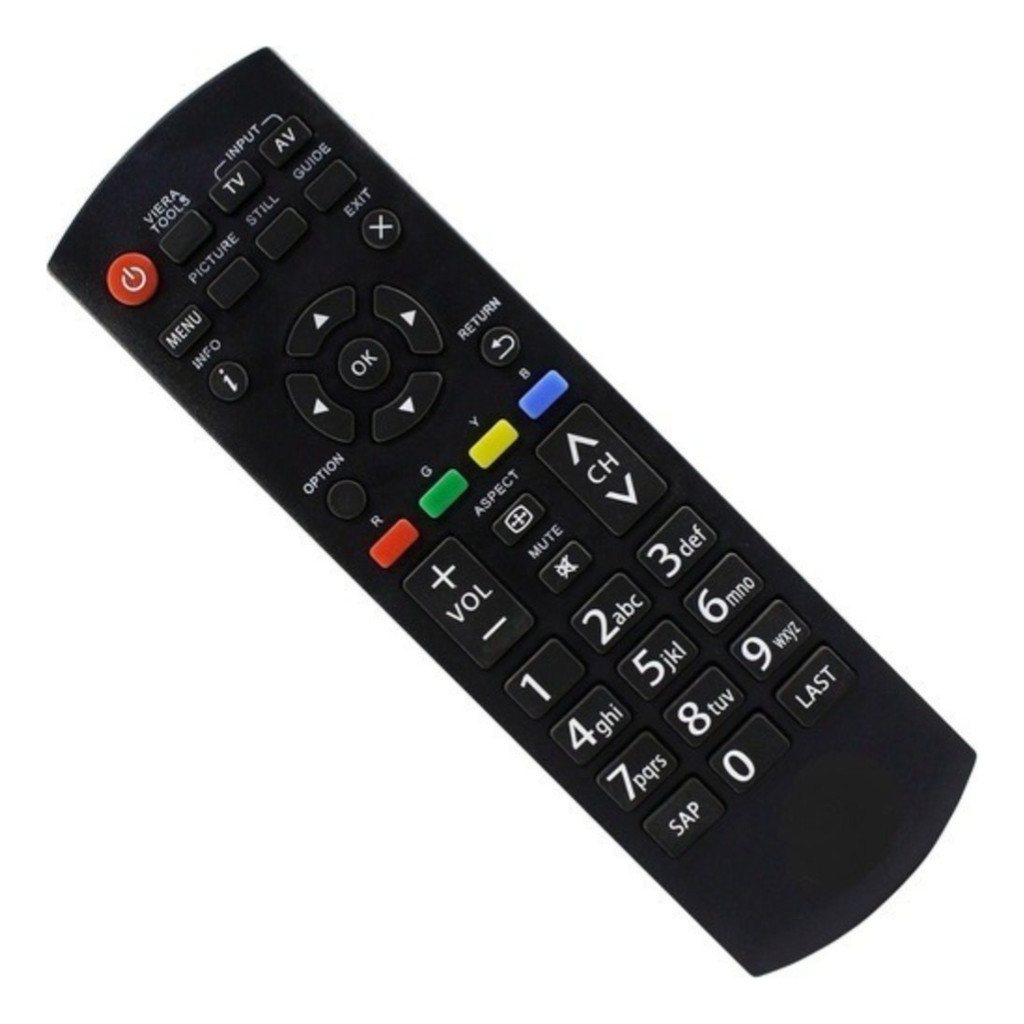 Controle Remoto Compatível com Tv Panasonic TC-40C400B TC-40D400B Sem Programação