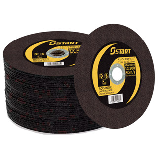 Kit 100 Disco de Corte Fino Aço Inox 4/1.2 x 1,0mm Start Esmerilhadeira em Oferta na Shopee