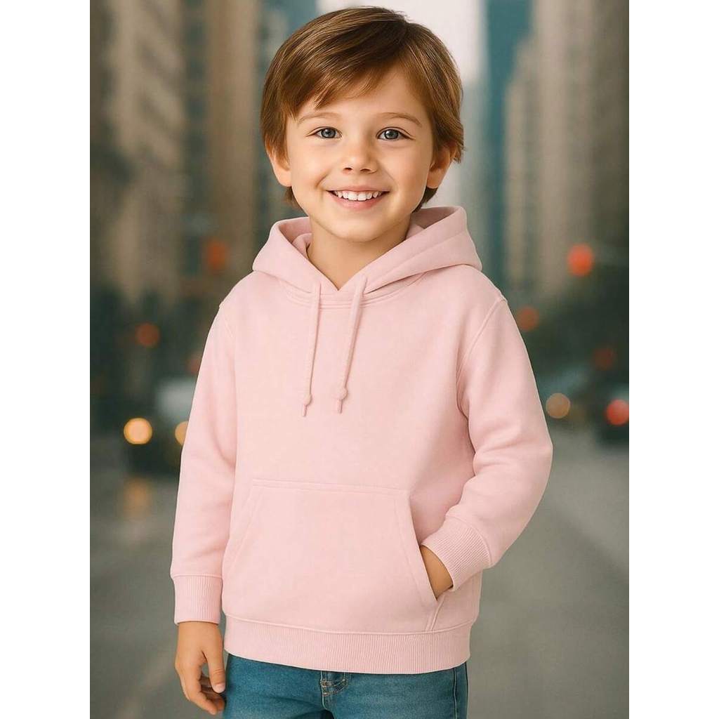 Moletom Blusa de Frio Masculino Capuz Criança Quentinha Flanelado Com Gorro