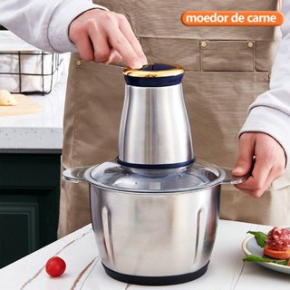 3L Picador De Alimentos Moedor De Carne Mixer Elétrica Processador Cozinha Casa Alho，Escolha 110V ou 220V em Oferta na Shopee