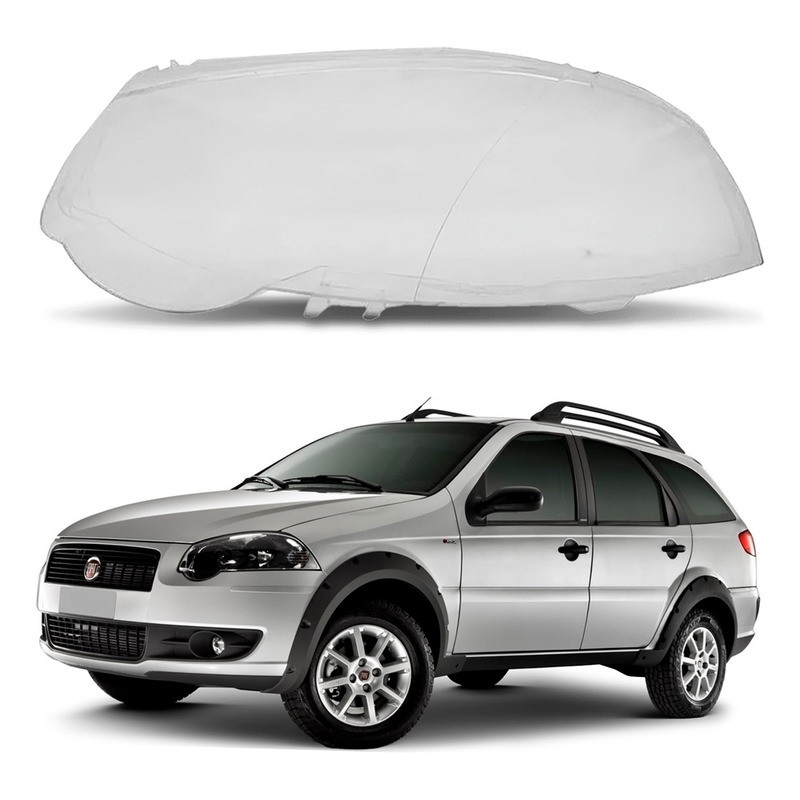 Lente Do Farol Fiat Palio Trekking 1.6 1.8 2008 A 2016