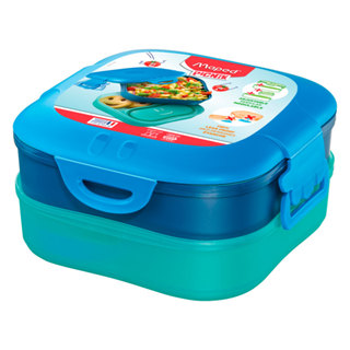 Pote de plástico 3 em 1 Picnik Concept Kids Azul 1,4L 870703 Maped em Oferta na Shopee