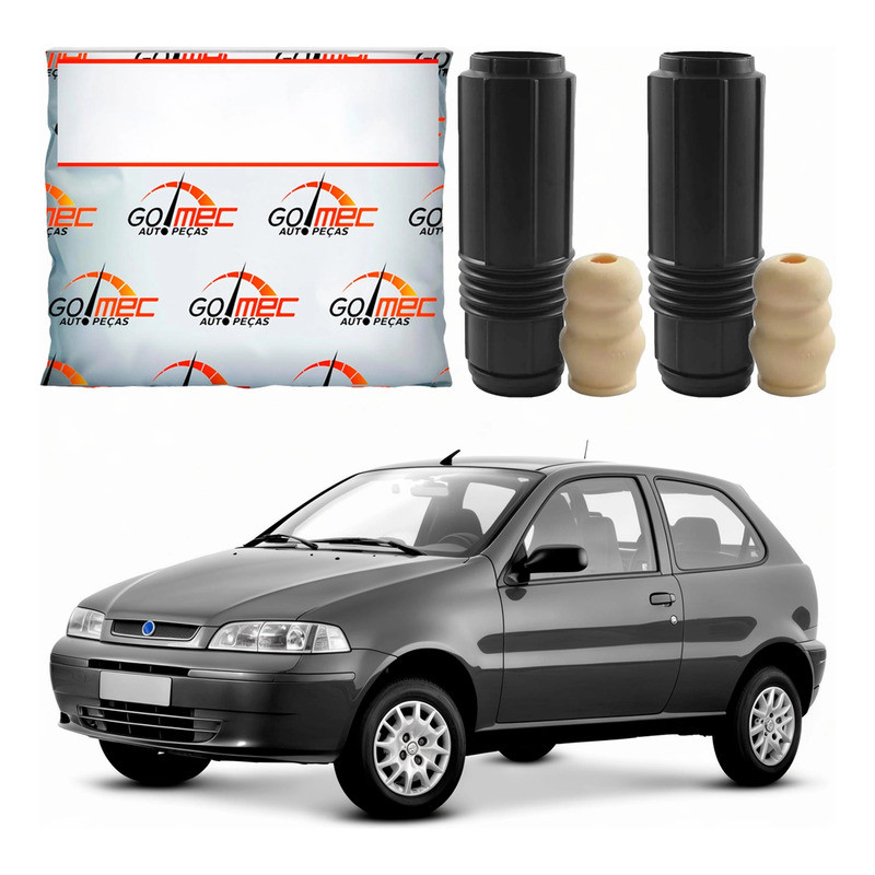 Kit Batente Traseiro Palio 1.0 1.3 2001 A 2004