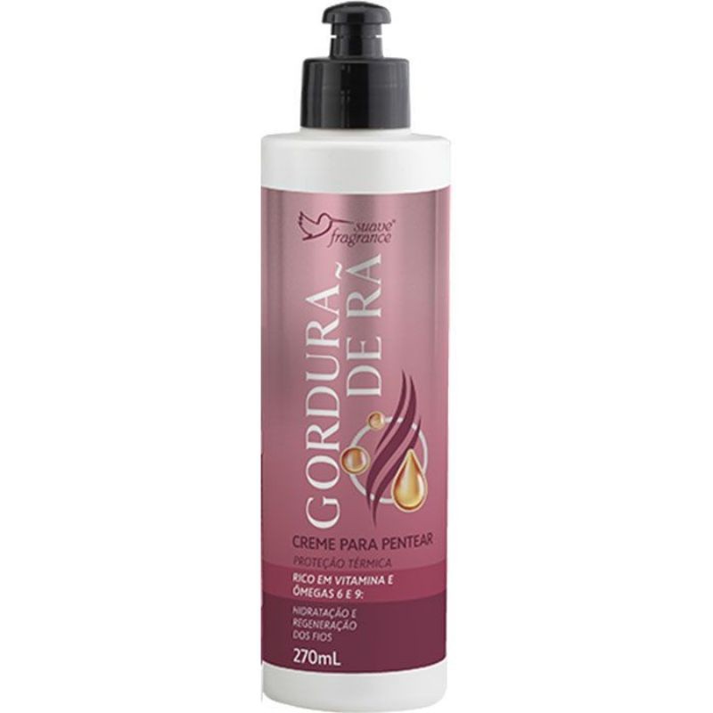 Gordura de Rã Creme para Pentear 270 ml Suave Fragrance