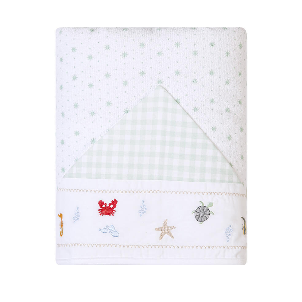 Toalha De Banho Bebê Felpuda Bordados Papi Forrada Com Capuz 90Cm X 70Cm em Oferta na Shopee