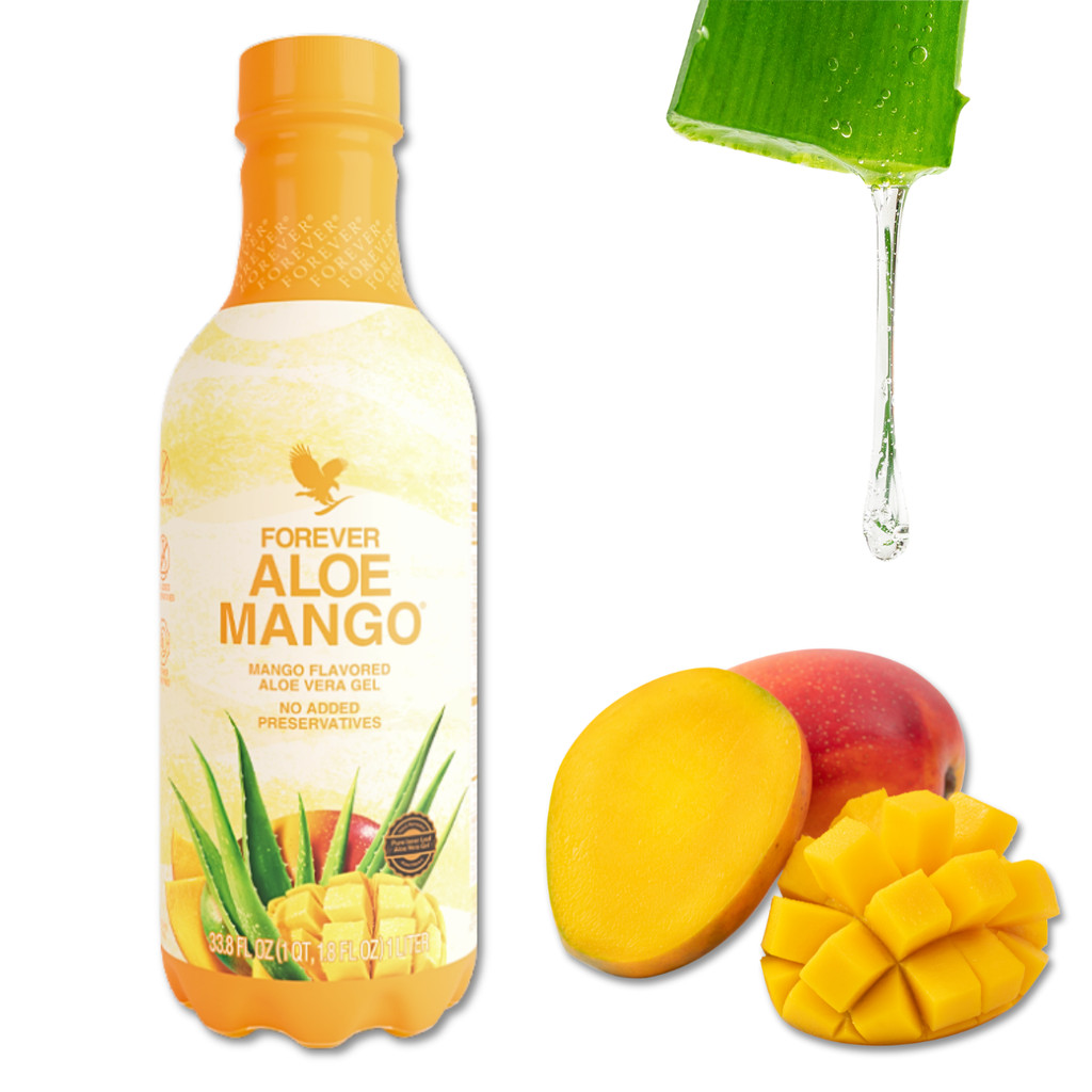 Suco Manga Forever Aloe Vera Babosa Gel Original Limitada natural mango