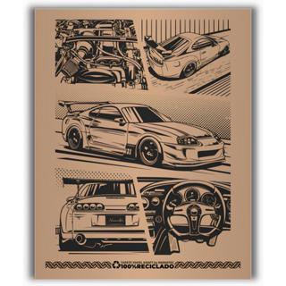 TAPETE DE PAPEL RECICLADO P/LAVA RÁPIDO CARRO TOYOTA SUPRA 40x47CM PACOTE COM 4 QUILOS em Oferta na Shopee