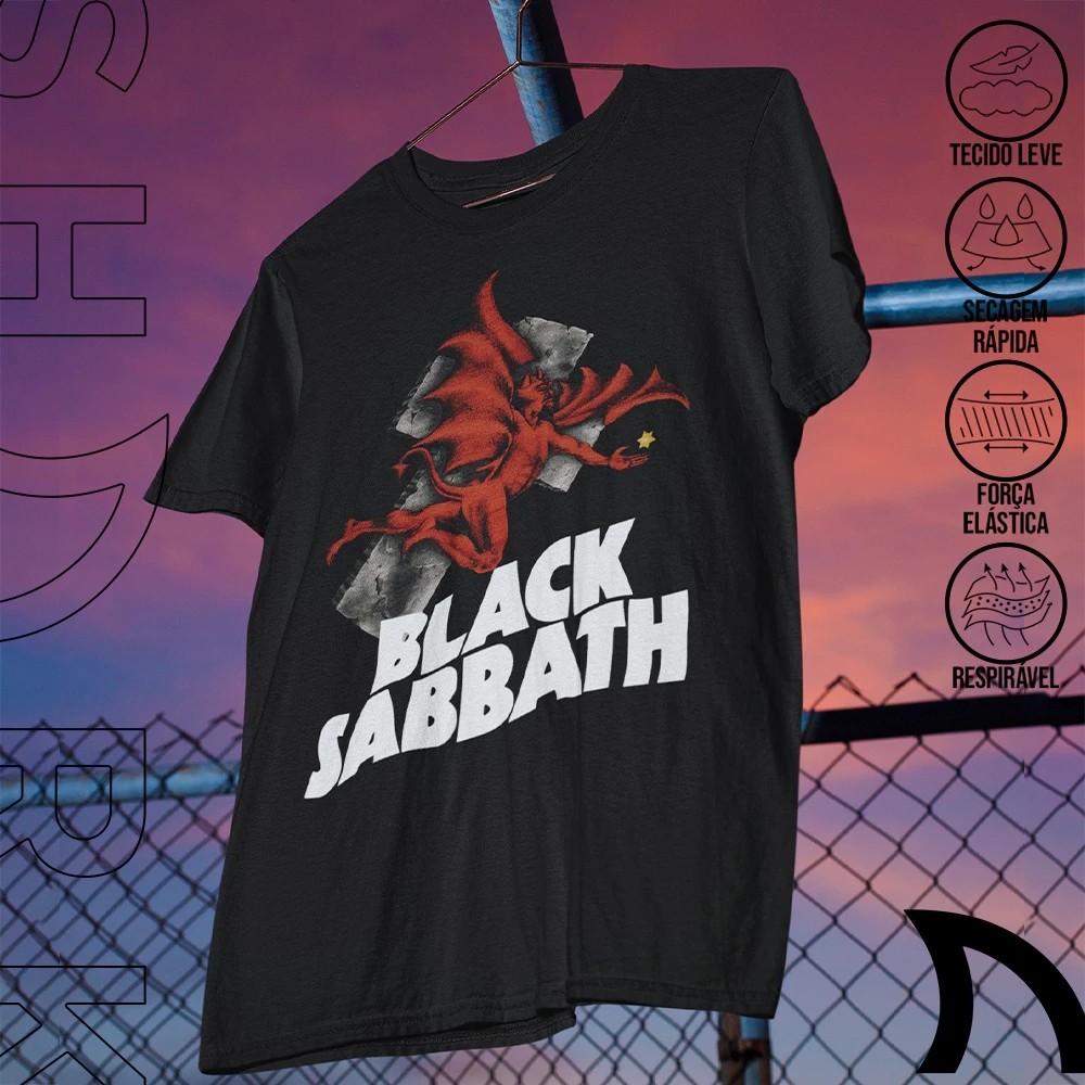 Tshirt Rock Masculina Turnê Rock Estampada Lançamento Camiseta 100% Algodão Camisetão  Oversized - Galaxy