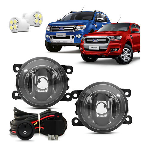 Kit Farol De Milha Ford Ranger 2012 2013 2014 2015 2016 2017 em Oferta na Shopee
