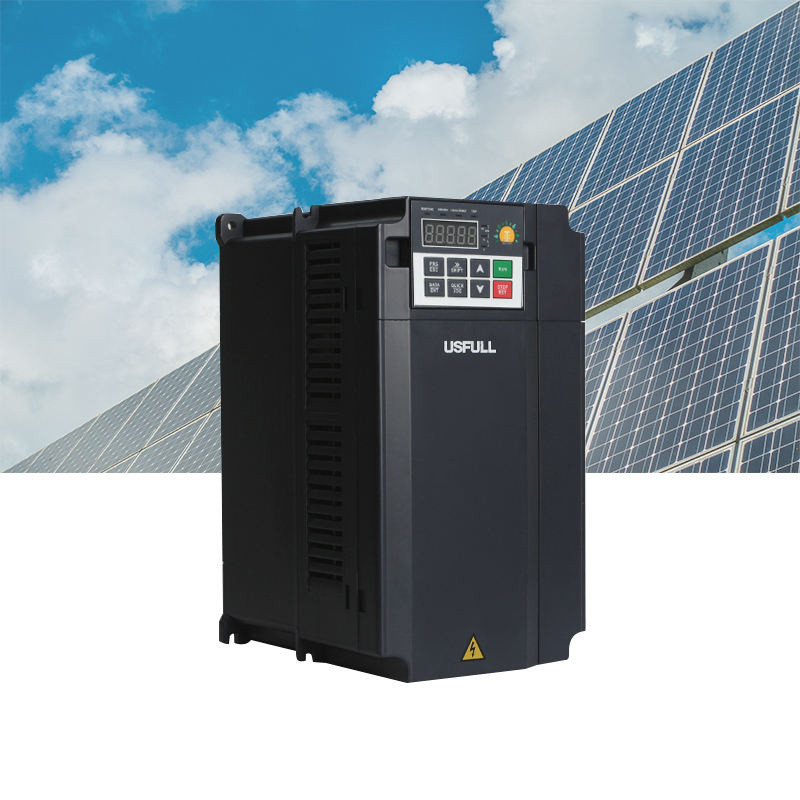 INVERSOR DE CORRENTE - MARCA: USFULL - MODELO: FU9000SI-7R5G-9 - POTENCIA DE SAIDA: 7,5 KW -