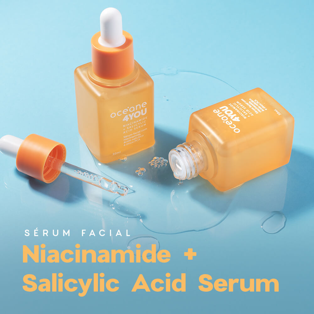 Sérum com Niacinamida e Ácido Salicílico - Niacinamide e Salicylic Acid Serum 4you 30ml