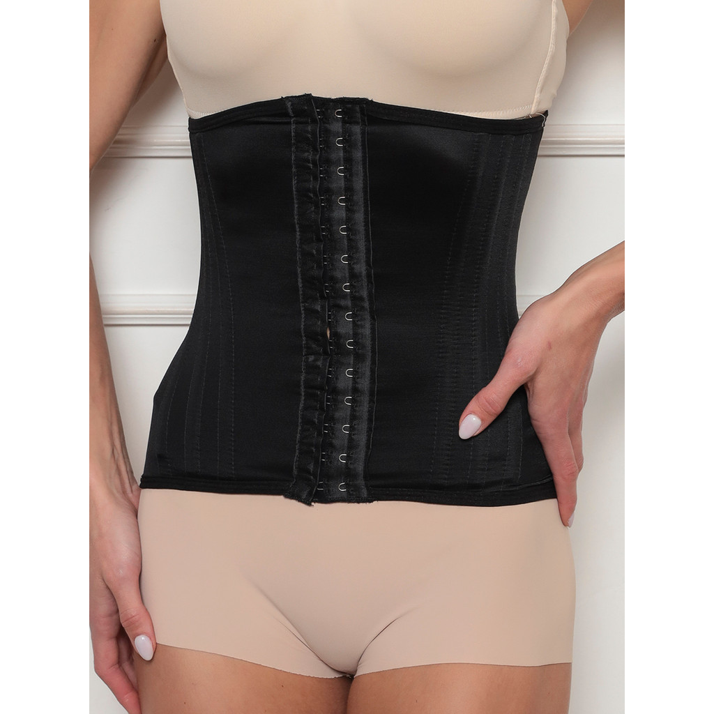 Cinta Faixa Modeladora Feminina 12 Barbatanas Redutora Cintura em Oferta na Shopee