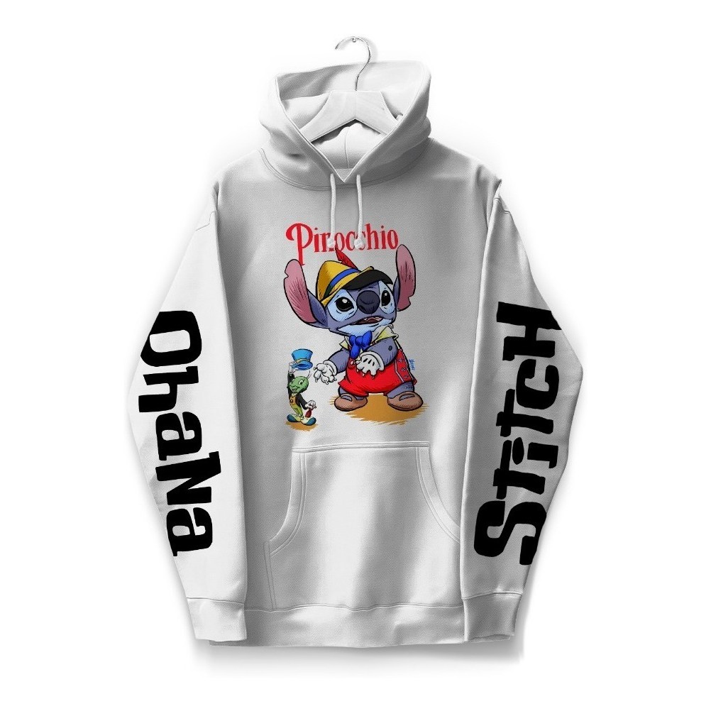 Moletom Casual Casaco Blusa De Frio Lilo & Stitch Pinóquio