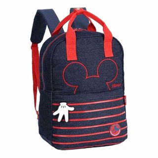 Mochila Infantil Mickey Azul BMK78651 Luxcel - UN em Oferta na Shopee