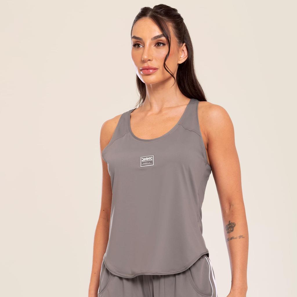 Regata Básica Frost Gray Tecido Geladinho