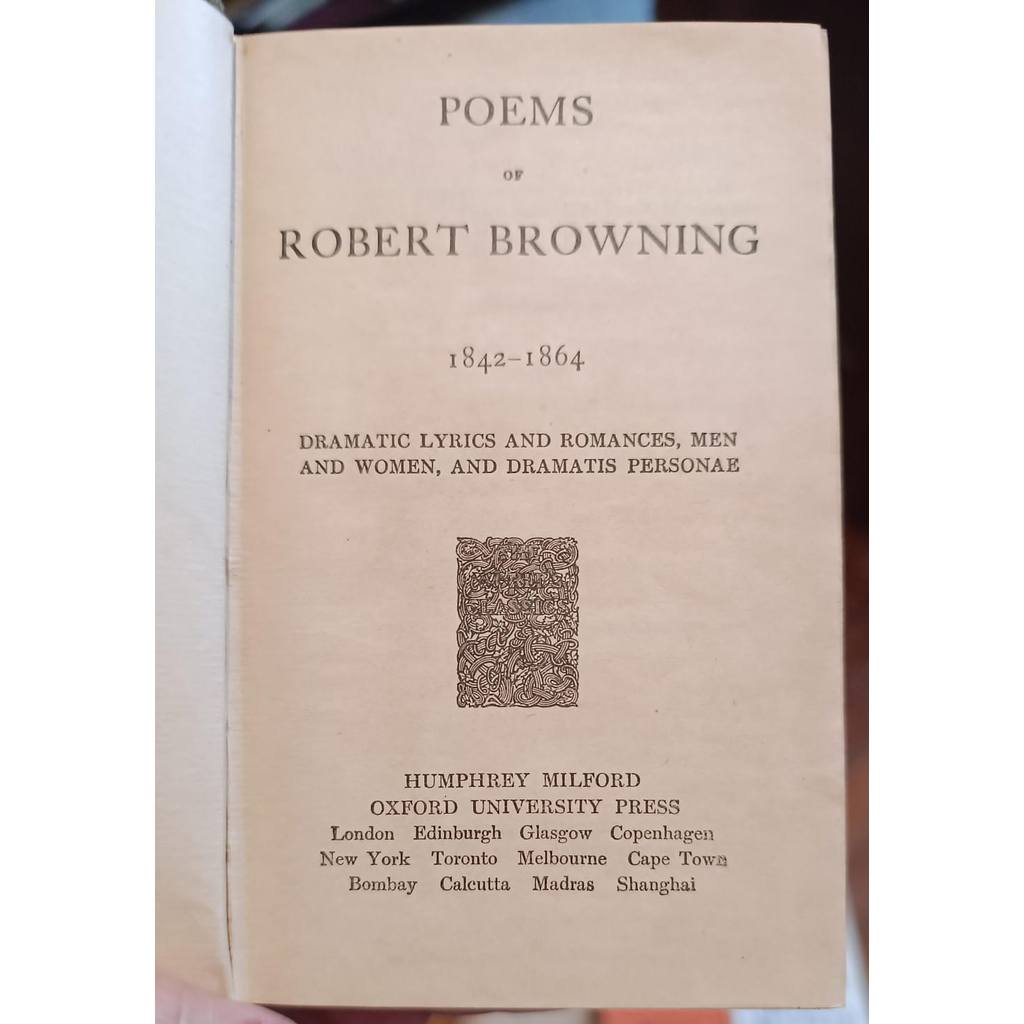Poems of Robert Browning 1842 - 1864 de Robert Browning 7850604