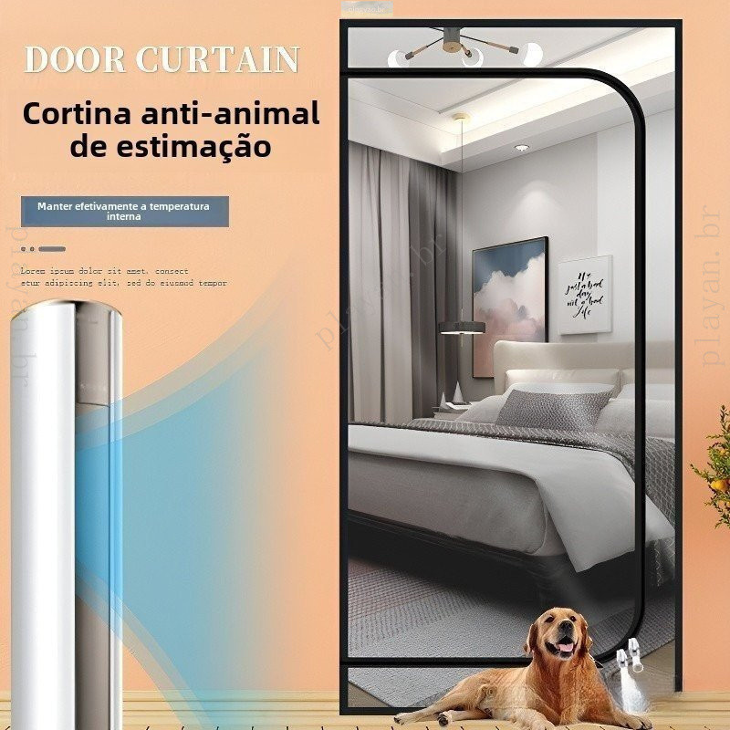 Grande tamanho da porta anti-gato porta anti gato de tela para gatos cerca tela de proteção para porta