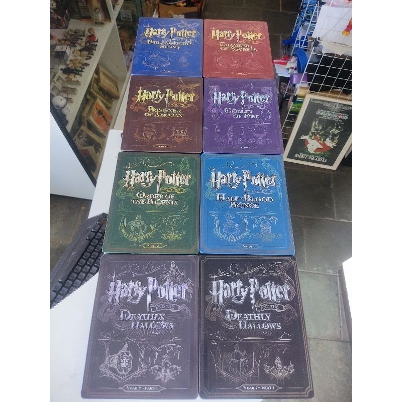 Coleção Harry Potter blu-ray SteelBook metal Edição especial