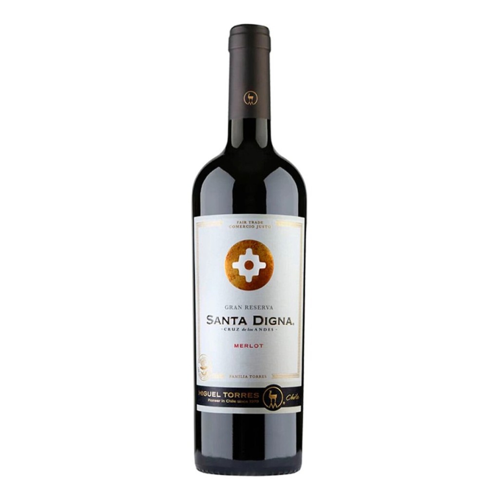 VINHO CHILE SANTA DIGNA GRAN RESERVA MERLOT 750ML