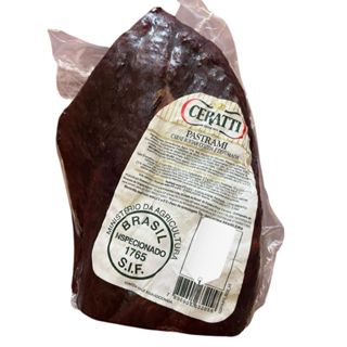 Pastrami Defumado Ceratti - Peça Inteira Aproximadamente 1kg em Oferta na Shopee
