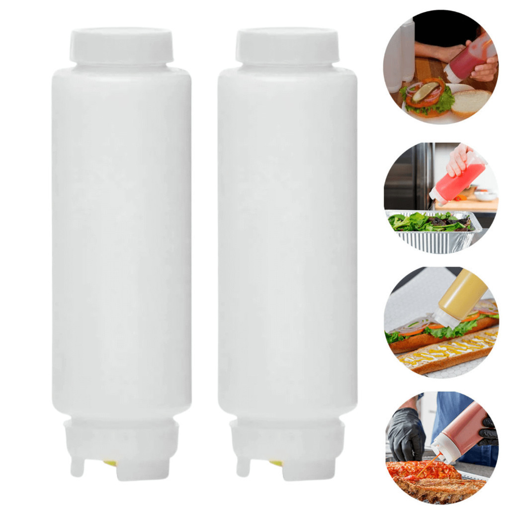 Kit 2 Bisnagas para Molho Invertida 700 ml FIFO Calda Ketchup Mostarda Maionese Molhos em Oferta na Shopee