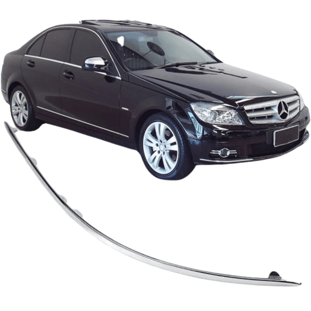 Friso Parachoque Dianteiro Mercedes C200 C280 Avantgarde de 2008 a 2011 - Direito