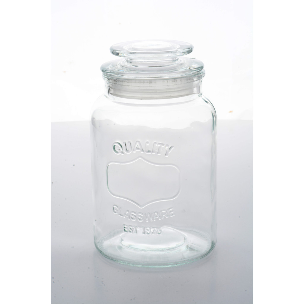 Pote de Vidro, Vintage Hermetico com Tampa 1000ml – Ruvolo