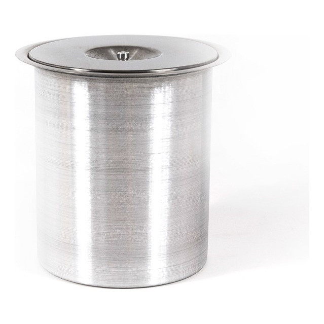 Lixeira Pia Cozinha Embutir Granito Inox 304 Polido 5 Litros - Blend Shoop