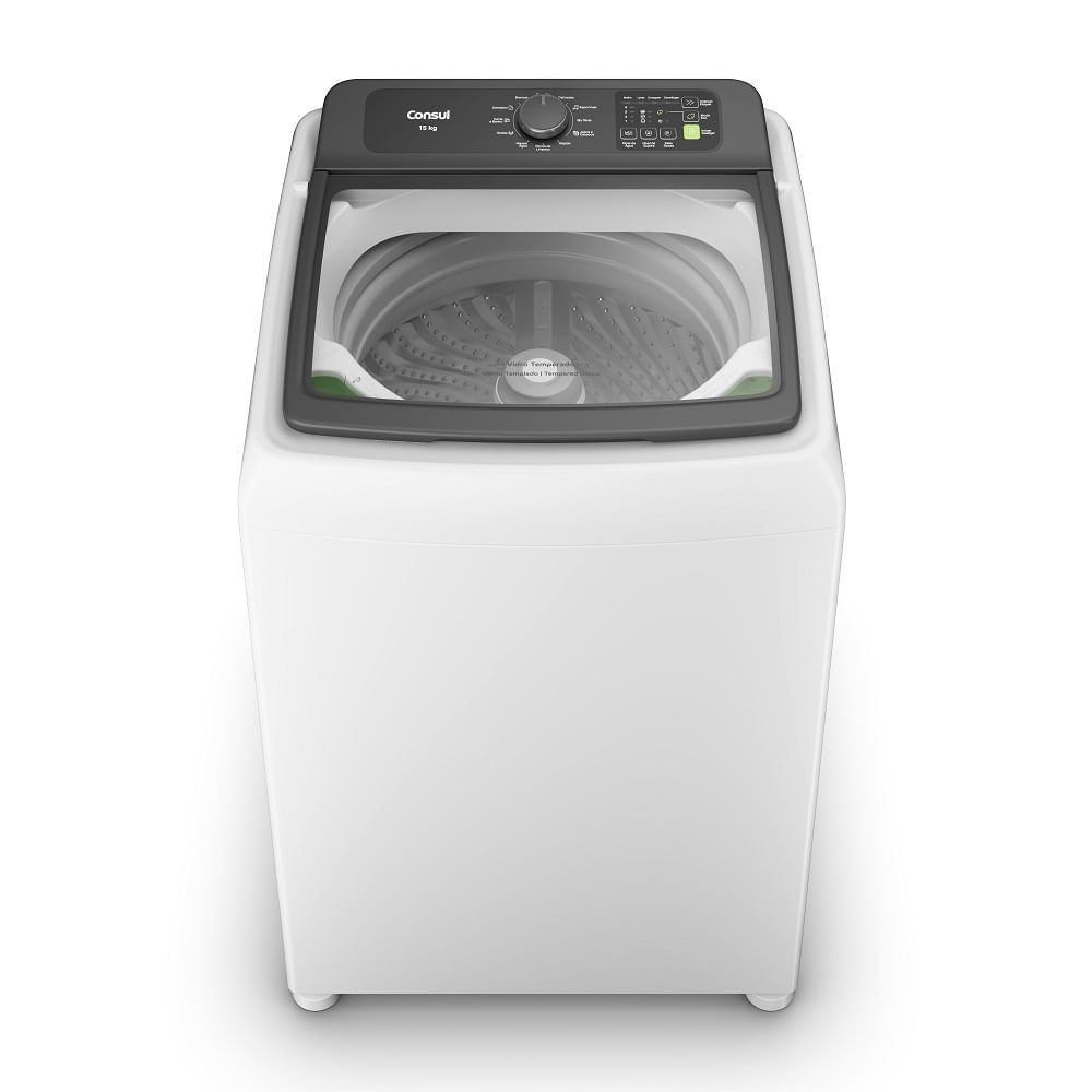 Máquina de Lavar Consul 15Kg com Modo Eco Branca CWN15ABBNA– 220 Volts em Oferta na Shopee