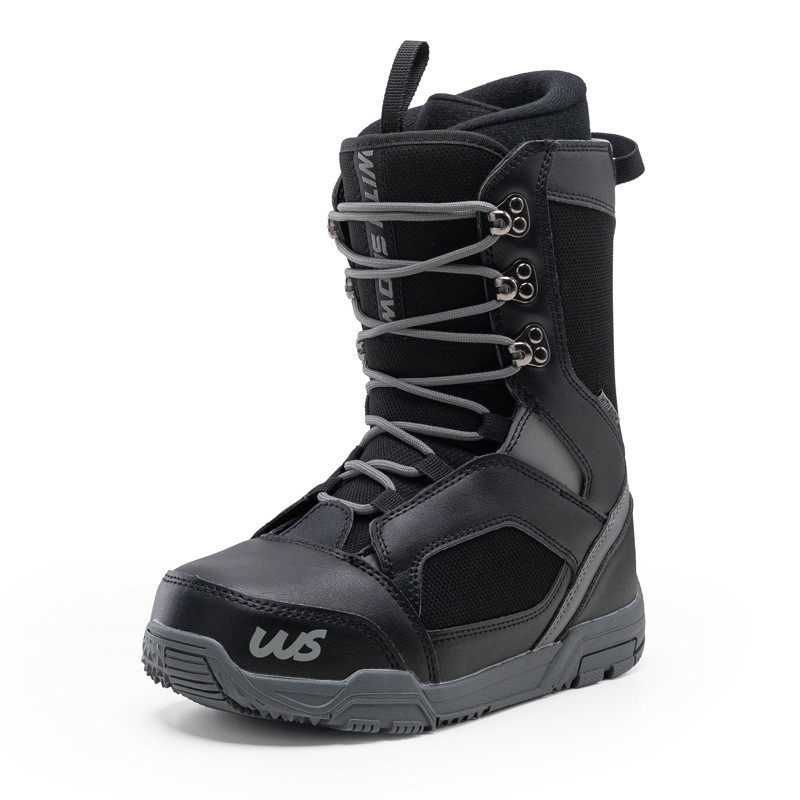 WS equipamento de esqui sapatos de esqui folheado todo terreno folheado botas de esqui feminino adulto masculino casal s