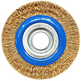 Escova circular ondulada latonada 152,4 x 19 mm - Norton em Oferta na Shopee