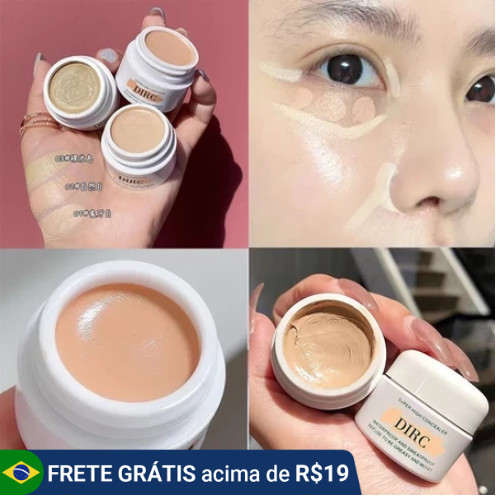 O Corretivo Impermeável DIRC Cobre Manchas Faciais , acne E Olheiras Aos 12g