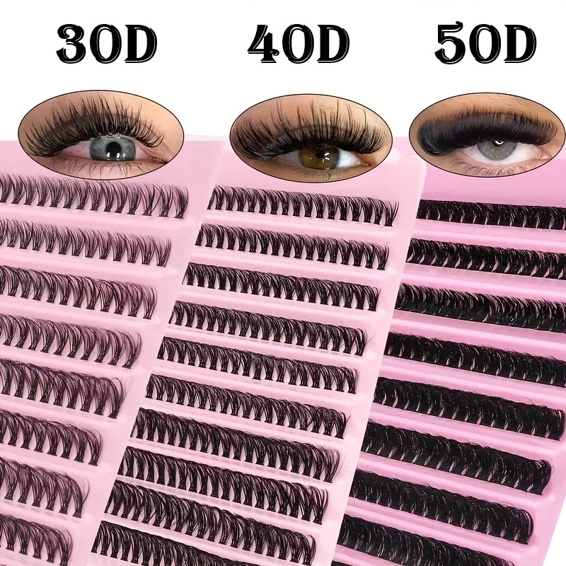 Extensões de Cílios Individuais 30D / 40D / 50D – Ondulação C – Macias e Confortáveis