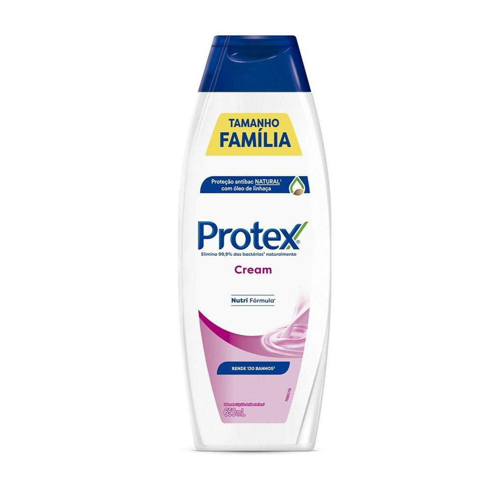 Sabonete Líquido Protex Cream com 650ml em Oferta na Shopee