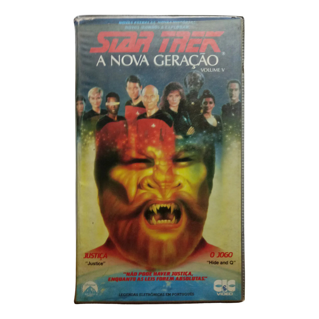 Vhs Star Trek A Nova Geração Vol 5 - Patrick Stewart