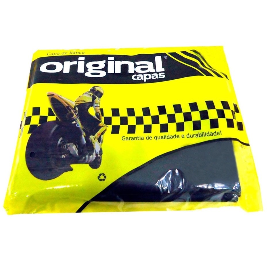 Capa Banco Moto Nxr Bros 125 150 2003 A 2008 Preta
