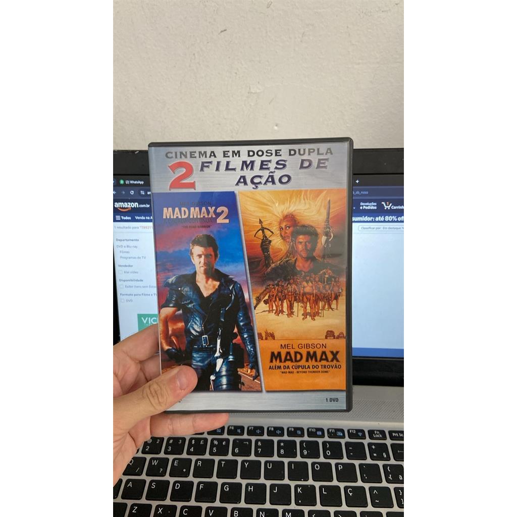 DVD Coleção Mad Max (2 filmes) editora George Miller