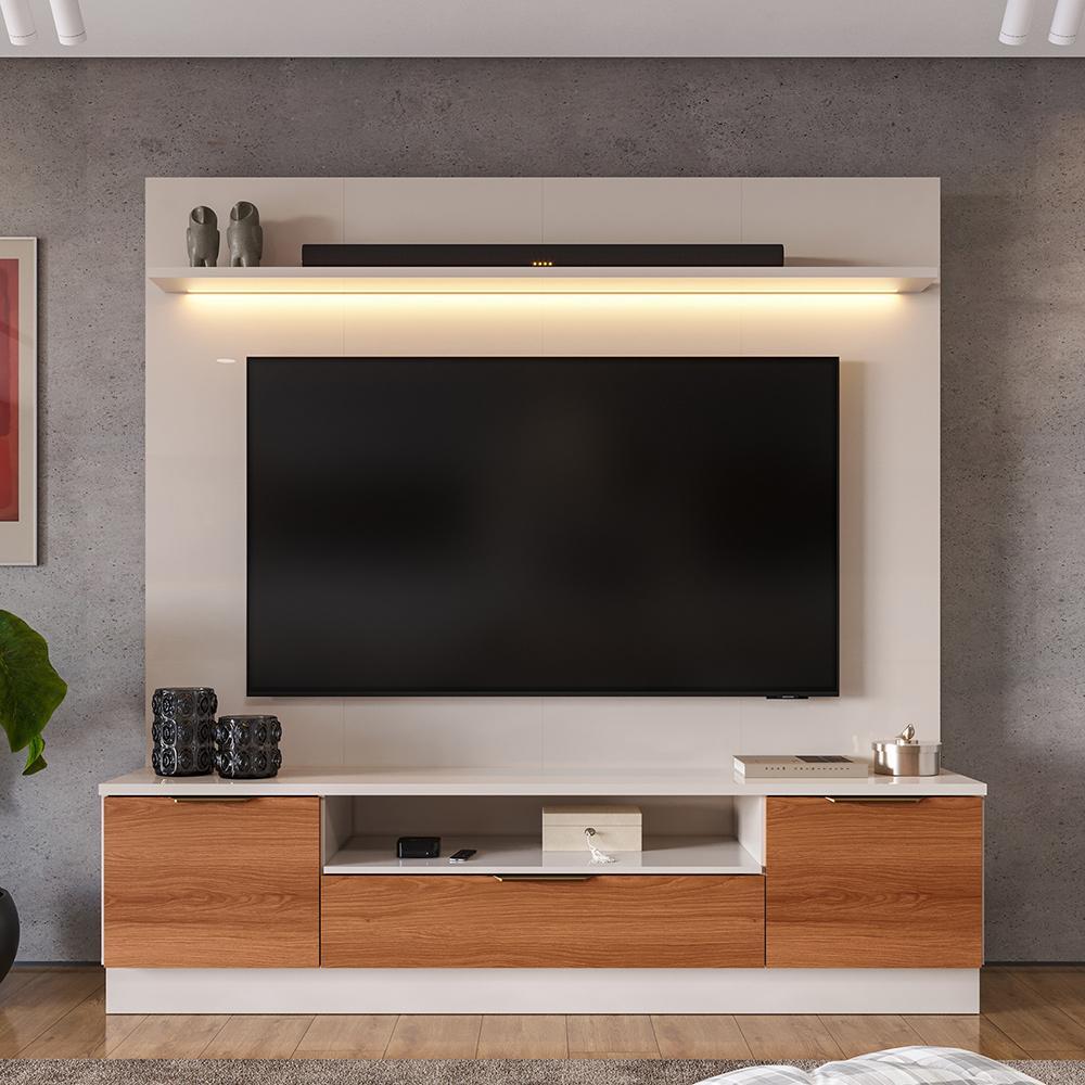 Estante Home Noble 1.8 para TV até 75 Polegadas com LED Painel Rack Sala Moderna · foto 2