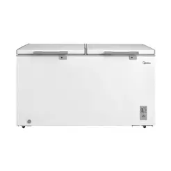 Freezer Horizontal 2 Portas 418L Inverter Branco Midea MDRC564FZD013 Bivolt