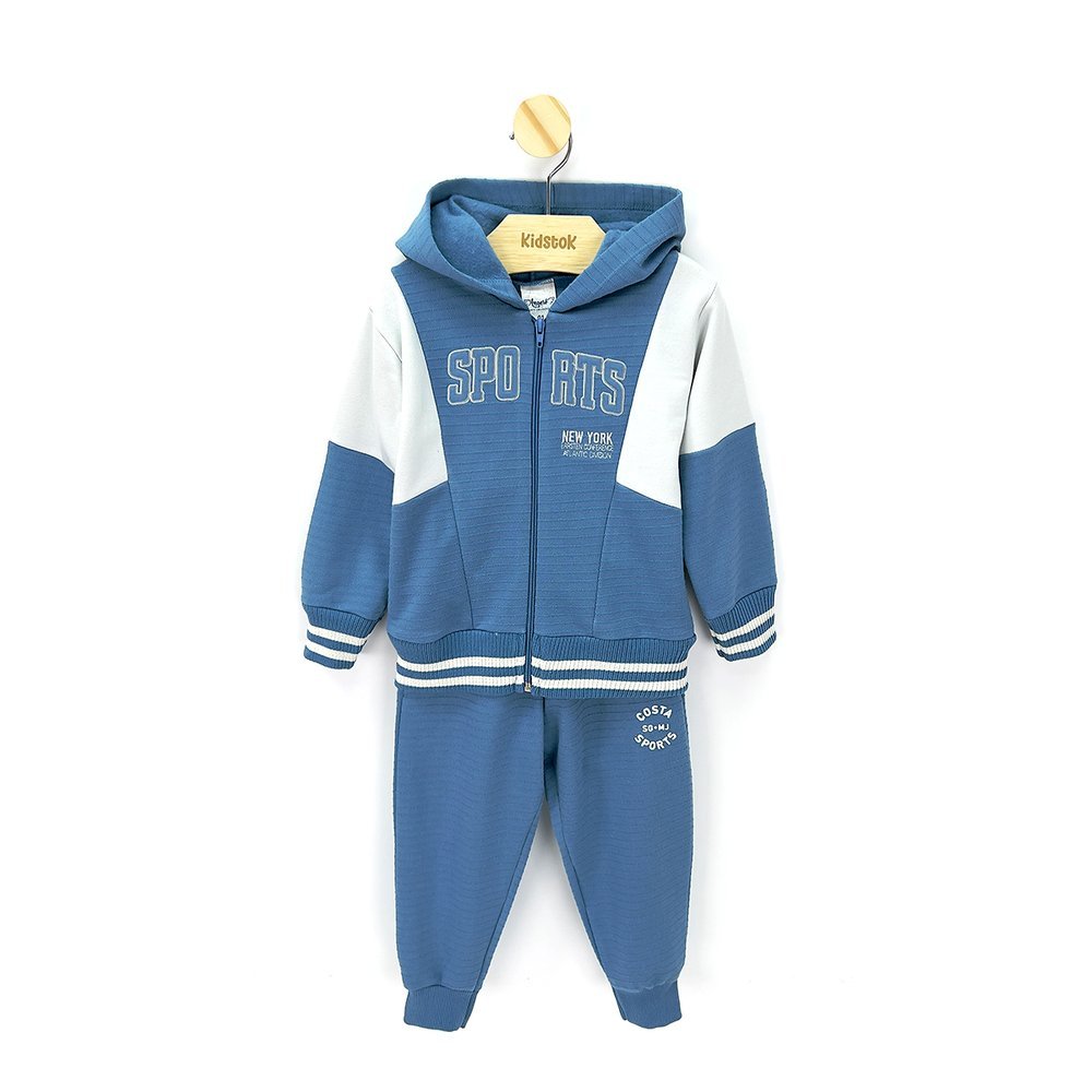 Conjunto Jaqueta e Calça Flanelada Menino Sports - Angerô
