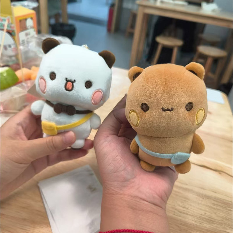 Bubu E Dudu Boneca De Pelúcia Bonito Yier Panda Urso Brinquedos Kawaii Bonecas Macias Travesseiros Coleção Ornamentos