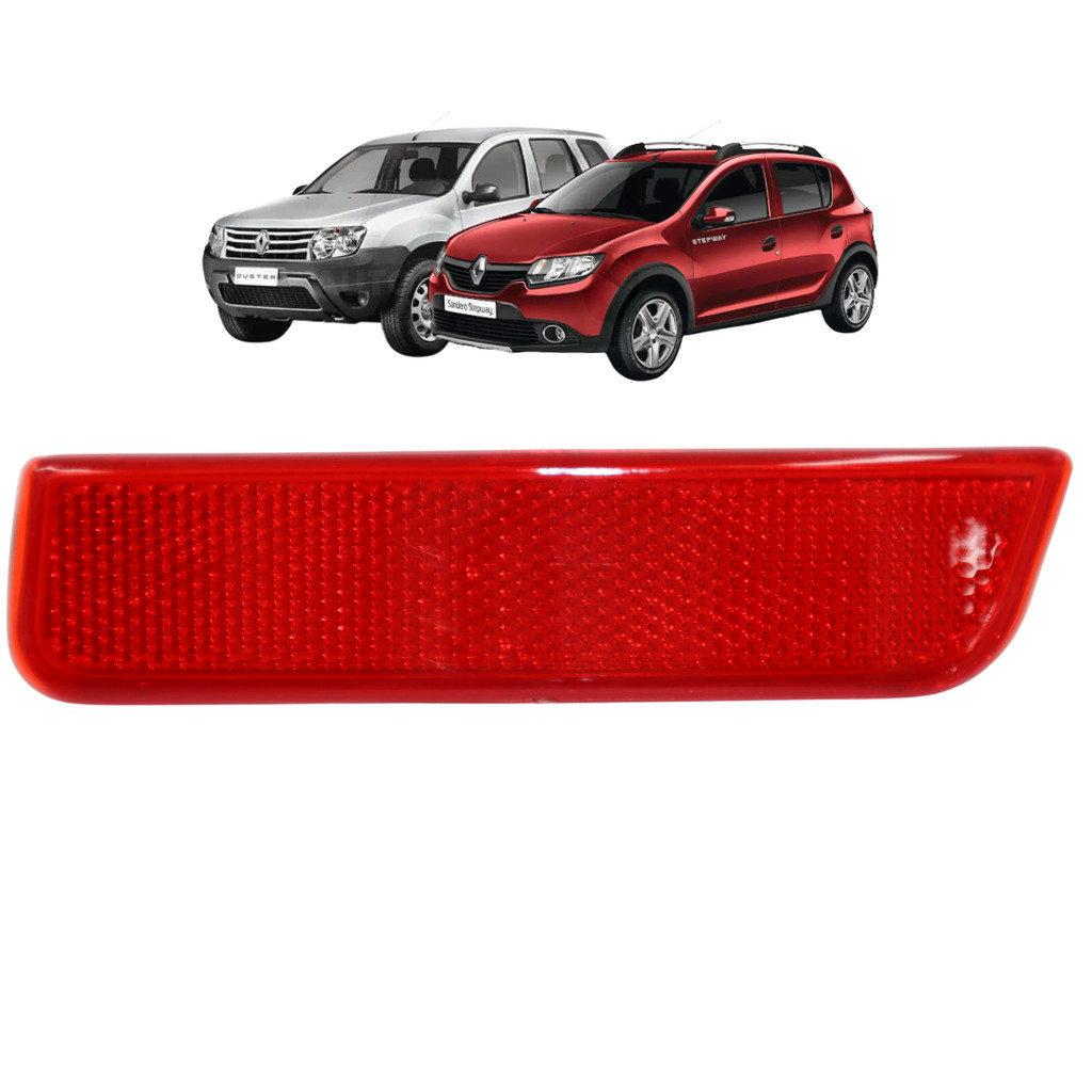 Refletor Do Para-Choque Traseiro Duster Sandero Stepway Esquerdo