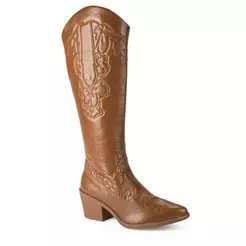 Bota Dakota de Cano Longo Em Couro Feminina D2761