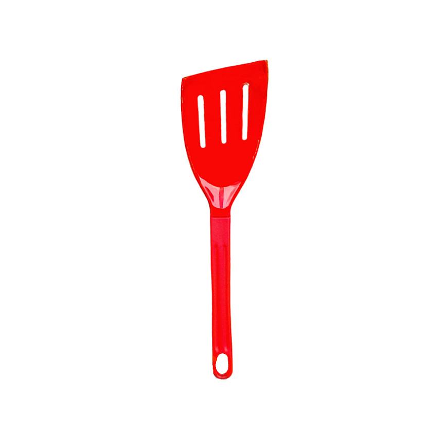Espátula Talher em Nylon Cozinha Utensílio Vermelho 28cm