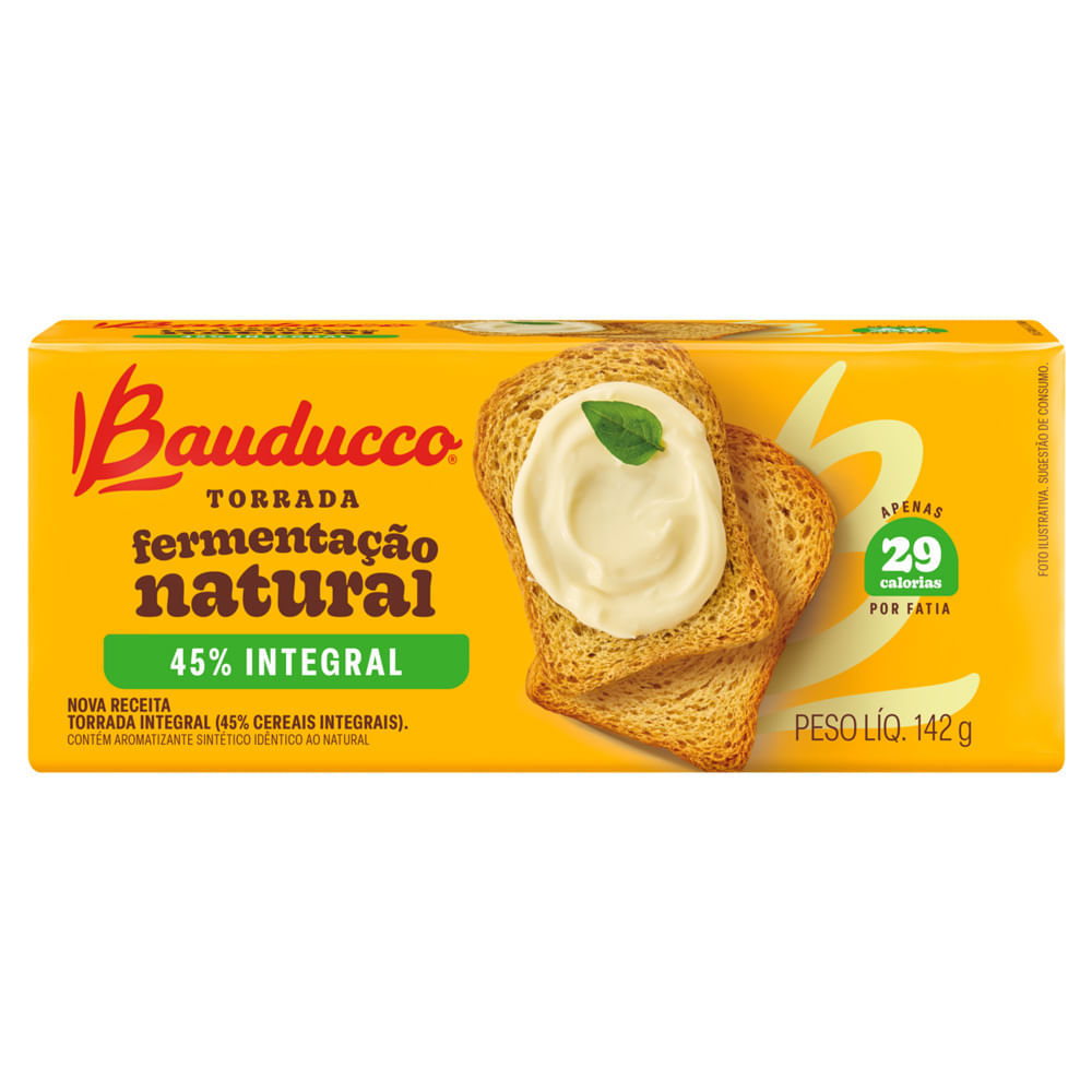 Torrada Bauducco 45% Integral 142g em Oferta na Shopee