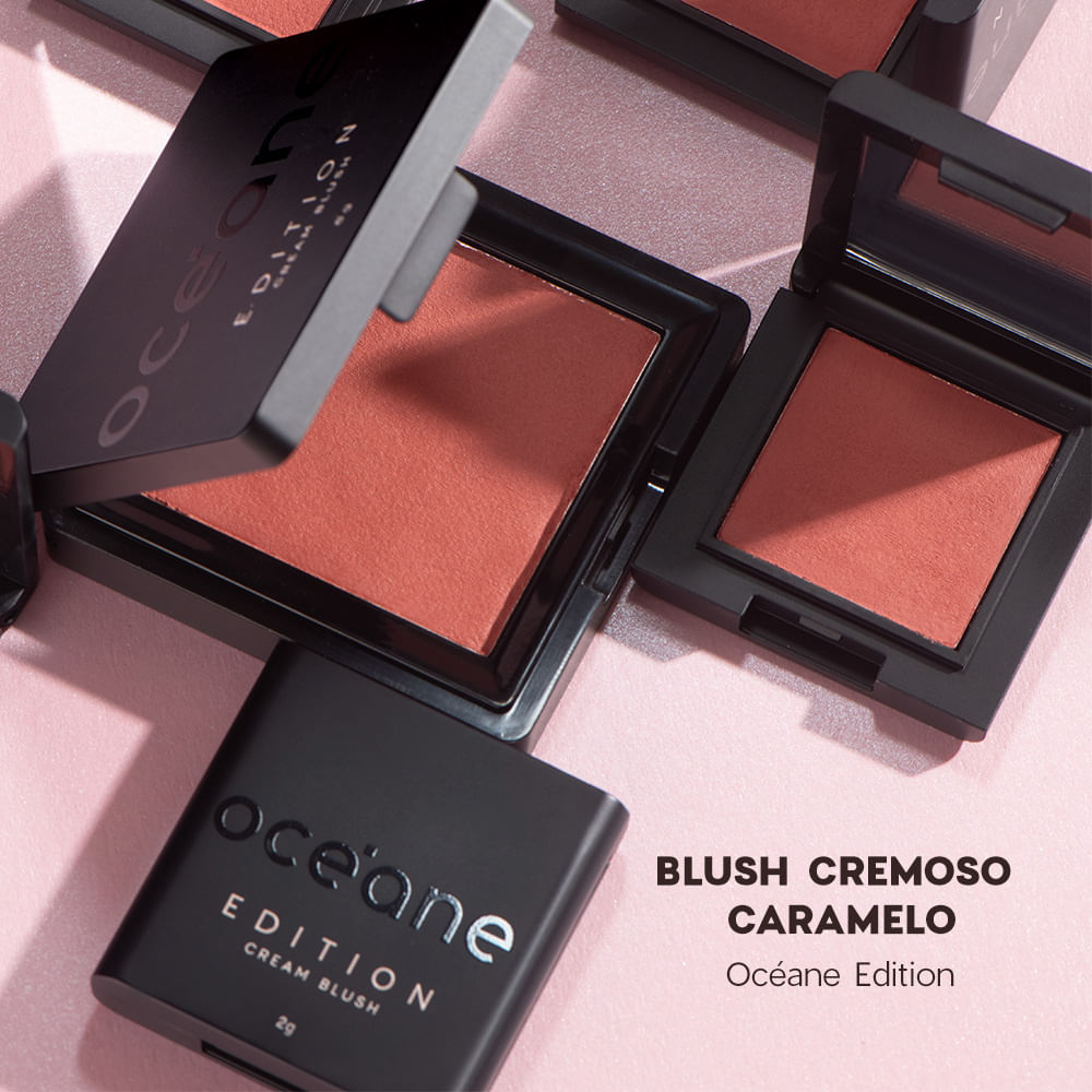 Mini Blush Cremoso Caramelo - Cream Blush Caramel Océane Edition 2g