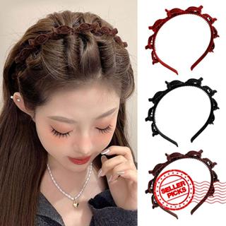 (1 Peça/2 Peças/3) Arnês De Celebridade Da Internet Coreia Moda Vermelho Trançado Faixa De Cabeça F2D3 em Oferta na Shopee