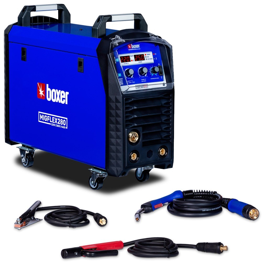 Inversora de solda Multiprocesso 280A MIGFLEX 280 Boxer