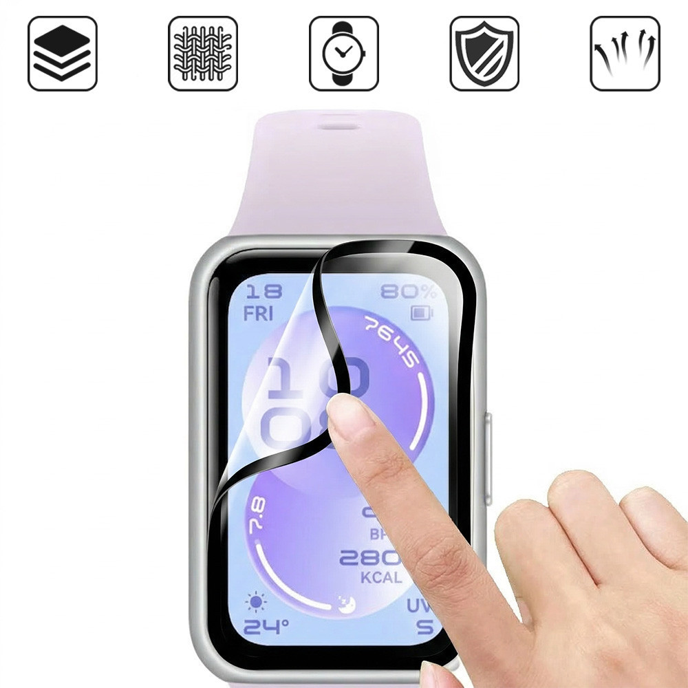 Vidro Temperado 3D/Filme Macio Para Huawei Band 11 Anti Gores Protetor De Tela Acceesories Smartwatch Pro