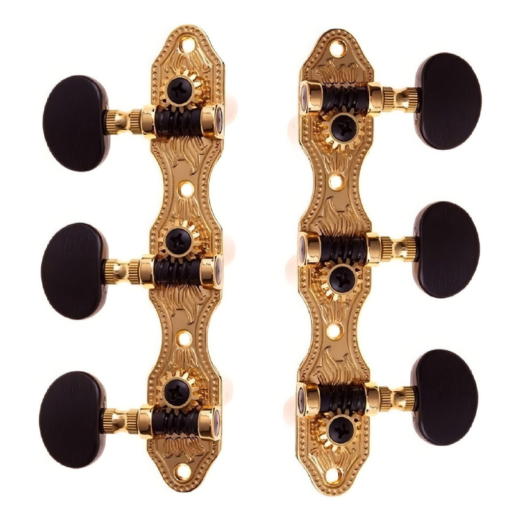 Tarraxa Rozini Para Violão 6 Cordas Pino Grosso - Dourado